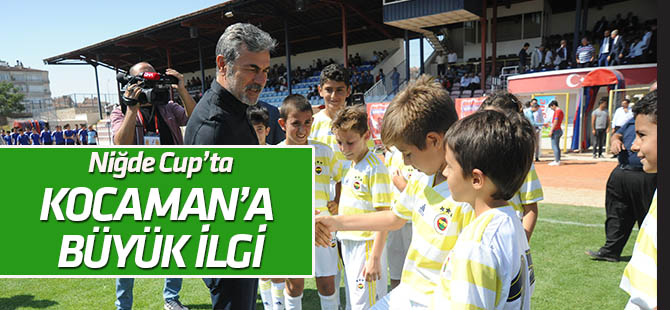 Aykut Kocaman "Niğde U12 Cup"'a katıldı
