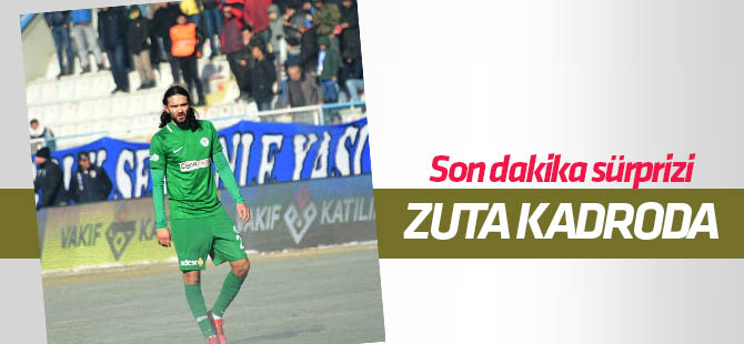 Konyaspor'da Zuta kadroda