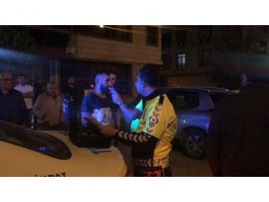 Alkol muayenesine girmek istemeyen araç sürücüsü “ Ben saygı gören insanlardanım”