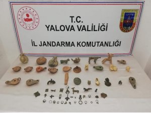 Yalova’da tarihî eser operasyonu