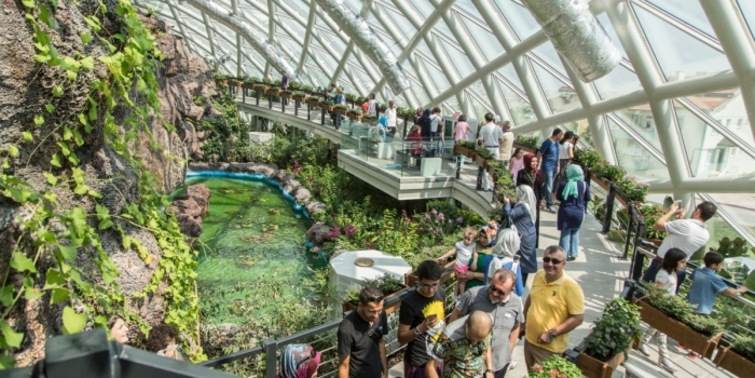 Kelebekler kanatlarını 1,5 milyon ziyaretçi için açtı