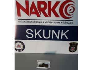 Sivas'ta uyuşturucu operasyonu