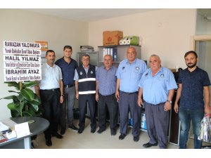 Oda başkanlarından zabıtalara ziyaret