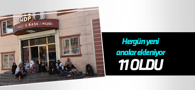 Diyarbakır annelerinin eylemine katılan aile sayısı 11'e çıktı