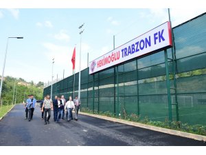 Vali İsmail Ustaoğlu, Hekimoğlu Trabzon FK’yı ziyaret etti
