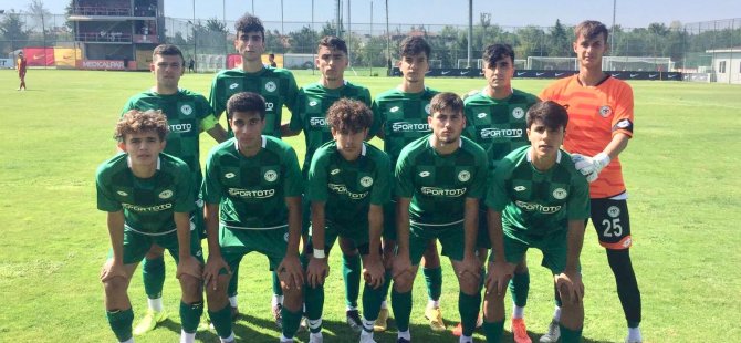 Konyaspor U17 Galatasaray’la berabere kaldı