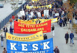 Çalışanların eylem haftası