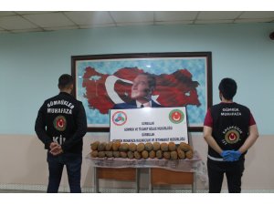 Gürbulak'ta 73 kilogram Afyon sakızı ele geçirildi