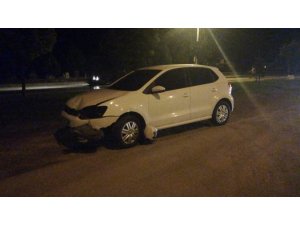 Otomobil ile şarjlı bisiklet çarpıştı: 1 yaralı