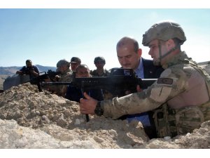Aliboğazı’nda konuşan Bakan Soylu: "Kalan teröristlerin tamamı tasfiye edilecektir"