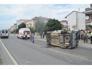 Emniyet kemeri sayesinde burnu bile kanamadı