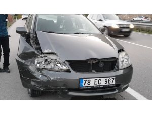 Karabük’te trafik kazası: 1 yaralı