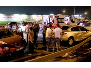 Bahçelievler'de zincirleme kaza: 1 yaralı