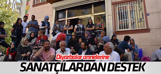 Diyarbakır annelerine sanatçılardan destek