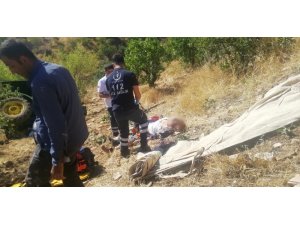 Adıyaman’da traktör takla attı: 1 ölü, 1 yaralı