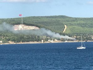 Çanakkale’de orman yangını söndürüldü