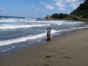 Denizde kaybolan genci arama çalışmaları devam ediyor