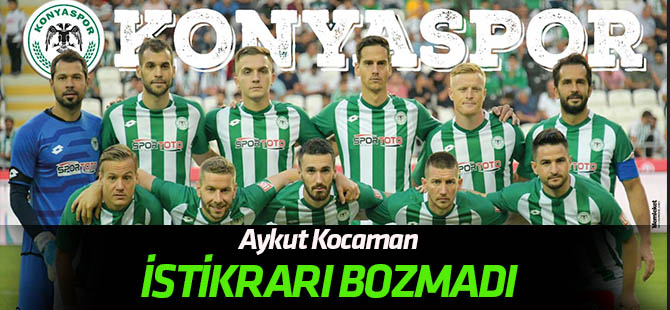 Aykut Kocaman istikrarı bozmadı