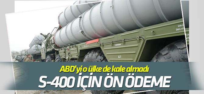 Hindistan S-400'lerin ön ödemesini yaptı