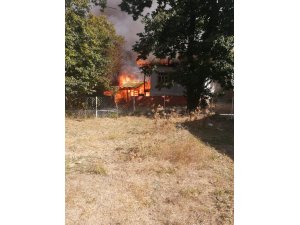 Koyulhisar'da yangın