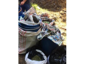 Antalya’da varil dolusu uyuşturucu ele geçirildi