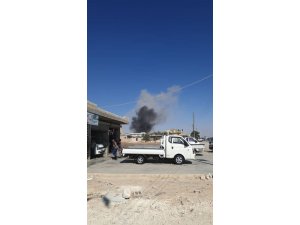 Pamuklu yüklü tır cayır cayır yandı