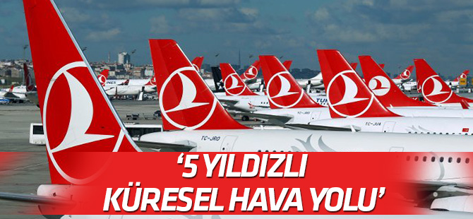 THY, "Beş Yıldızlı Küresel Havayolu" seçildi