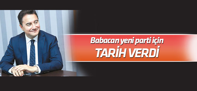 Babacan: Yıl bitmeden partiyi kuruyoruz
