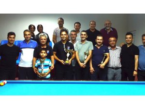 Karaman’da üç bant bilardo heyecanı sona erdi
