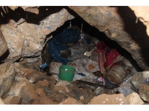 Ardahan’da terör örgütüne ait sığınak bulundu