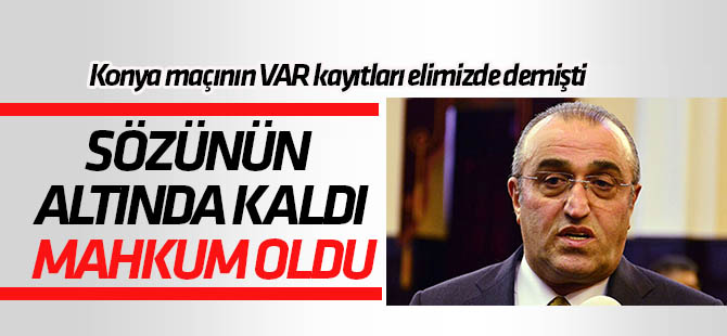 Abdurrahim Albayrak'a "6222" cezası