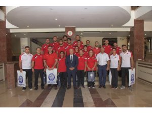 Başkan Kayda, İşitme Engelli Judo Milli Takımını ağırladı