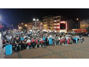 Dev ekranda maç keyfini yaşadılar