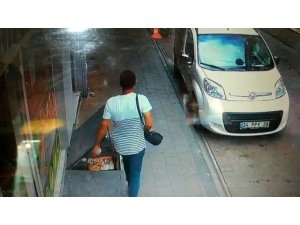 Fatih’te restorana giren hırsız para dolu çantayı böyle çaldı