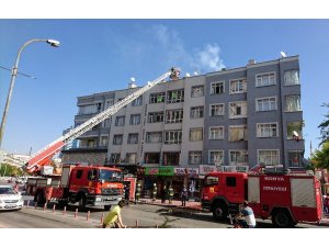 Konya’da apartmanda baca yangını büyümeden söndürüldü
