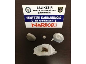 Balıkesir polisinden uyuşturucu operasyonu
