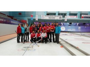 Curling Milli Takımı hazırlık kampı Erzurum’da devam ediyor