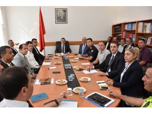 Kızılcahamam'da güvenlik toplantısı yapıldı