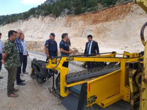 Derebucaklı çiftçilere makine ekipman desteği