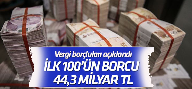 Gelir İdaresi "vergi borçlularını" açıkladı