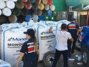Çalıştıkları fabrikadan 10 tonluk ham madde çaldılar