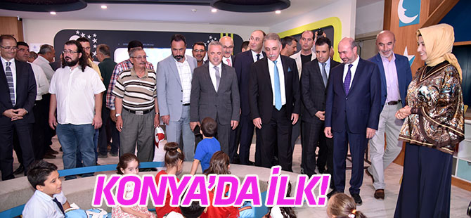 Konya'nın İlk Çocuk Kütüphanesi açıldı