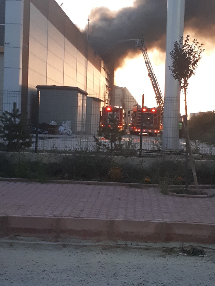 Konya'da korkutan yangın!