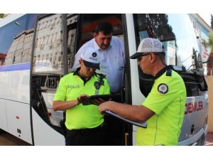 Alaşehir’de öğrenci servisleri denetlendi