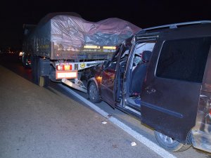 Konya'da trafik kazası: 1 ölü, 1 yaralı