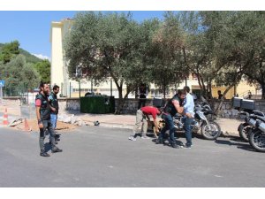 Muğla’da narkotik polisinden okul önü denetimi