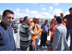 Yılmaz, çalışmaları yerinde inceledi