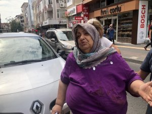 Yaşlı kadına gaspçı şoku