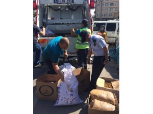 Darıca’da 132 kilo kaçak tütün imha edildi