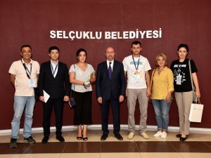 Özbekistan heyetinden Selçuklu Belediyesi’ne ziyaret